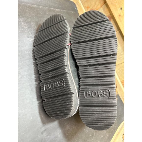 Bobs Womens Faux Fur-Lined Suede Hiking Boots Size 8 Charcoal Gray - Picture 7 of 7